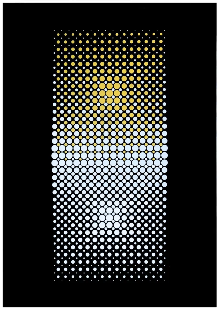 シルクスクリーン Mavignier - SENZA TITOLO