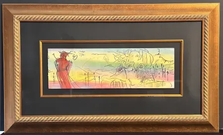 技術的なありません Max - Untitled Original Watercolor on Paper