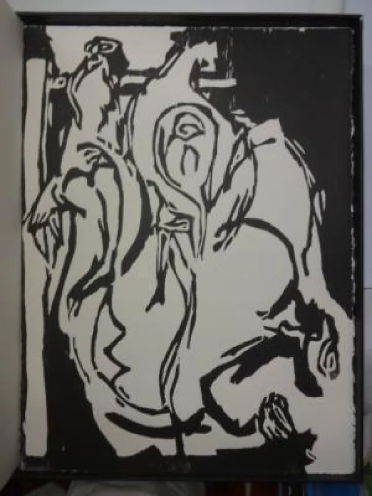 木版 Mazet - Eclats