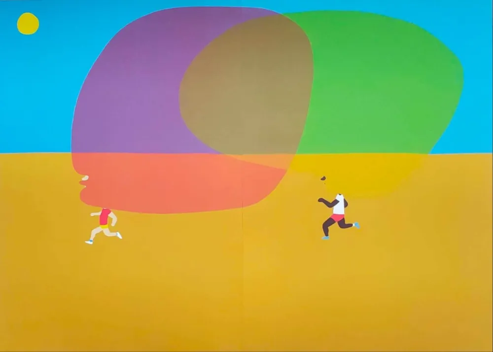 リトグラフ Mcdonald  - Desert Run