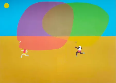 リトグラフ Mcdonald  - Desert Run