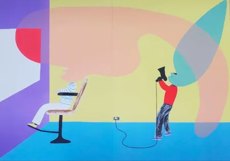 リトグラフ Mcdonald  - Hairsalon