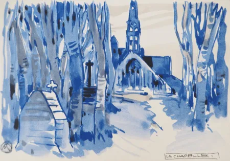 掲示 Méheut - Bretagne, La Chapelle à la Fontaine, c