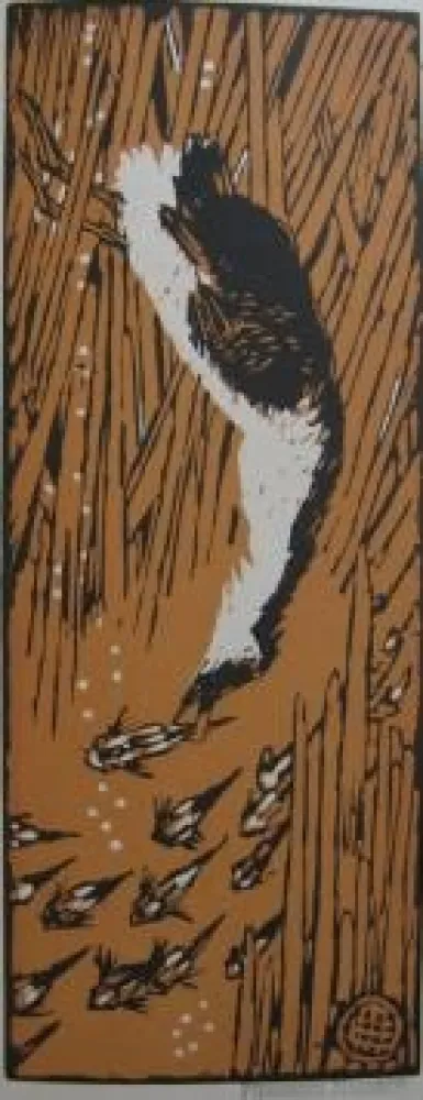 木版 Méheut - Gode chassant