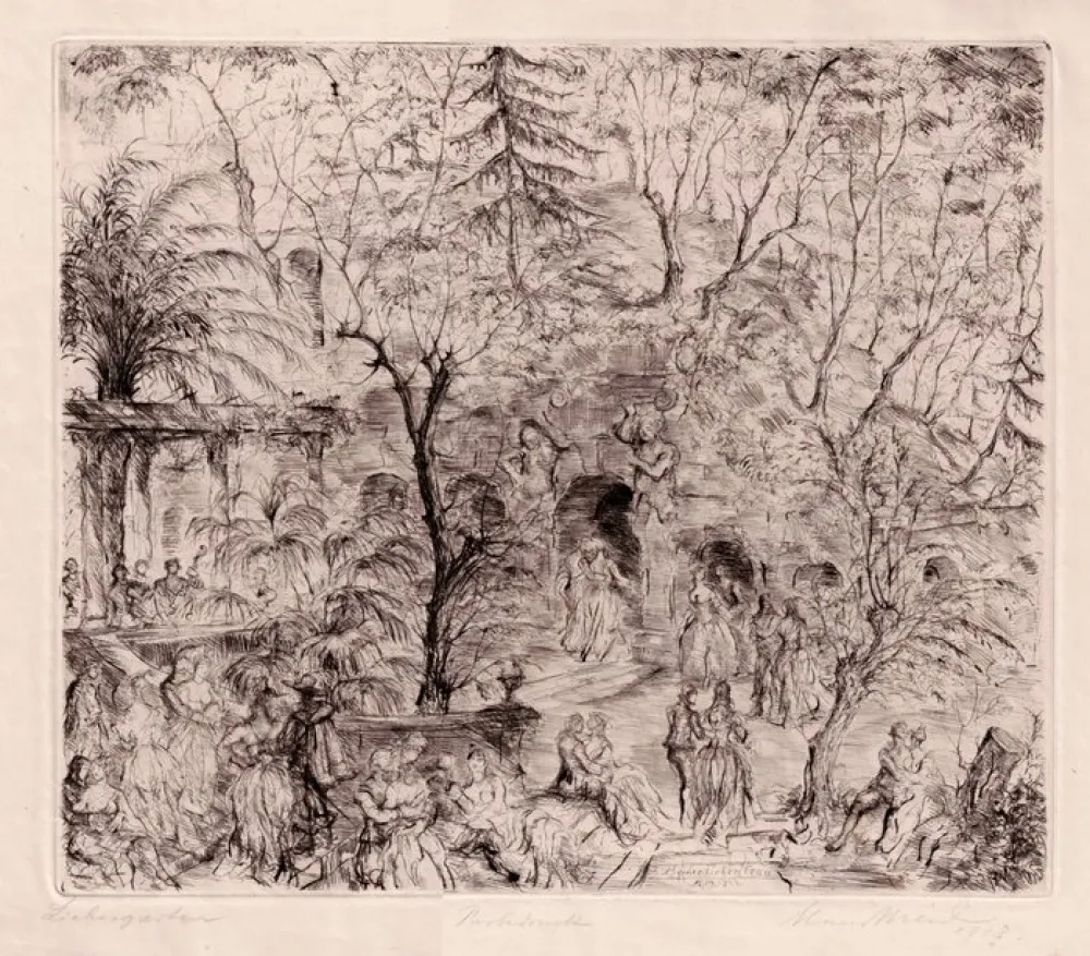 エッチング Meid - Liebesgarten / Garden of Love