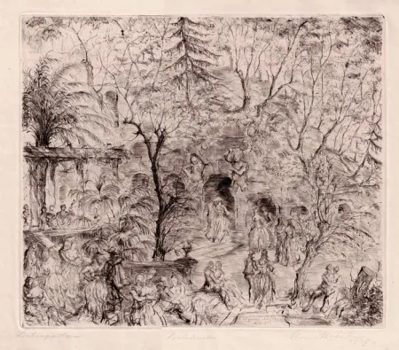 エッチング Meid - Liebesgarten / Garden of Love