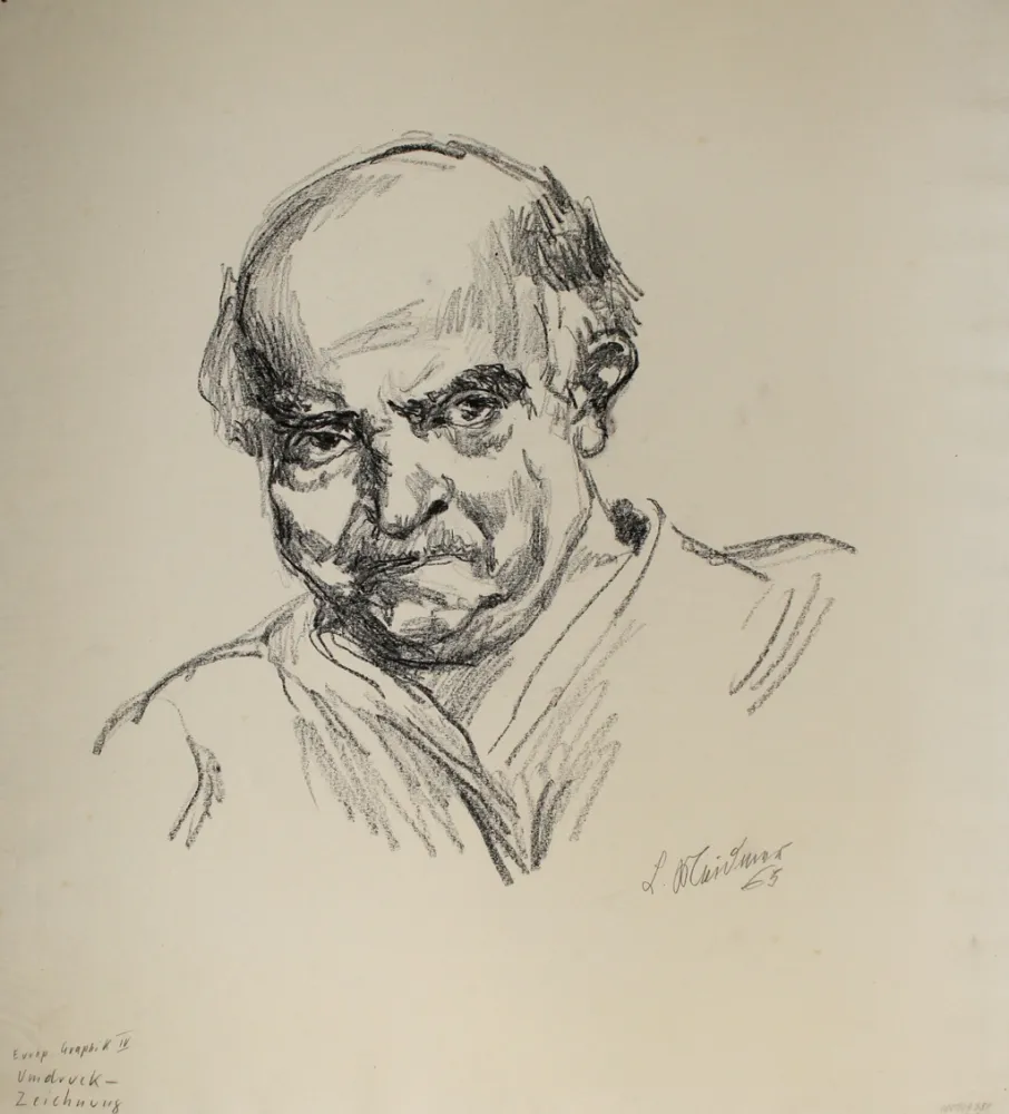 技術的なありません Meidner - Selbstbildnis nach links