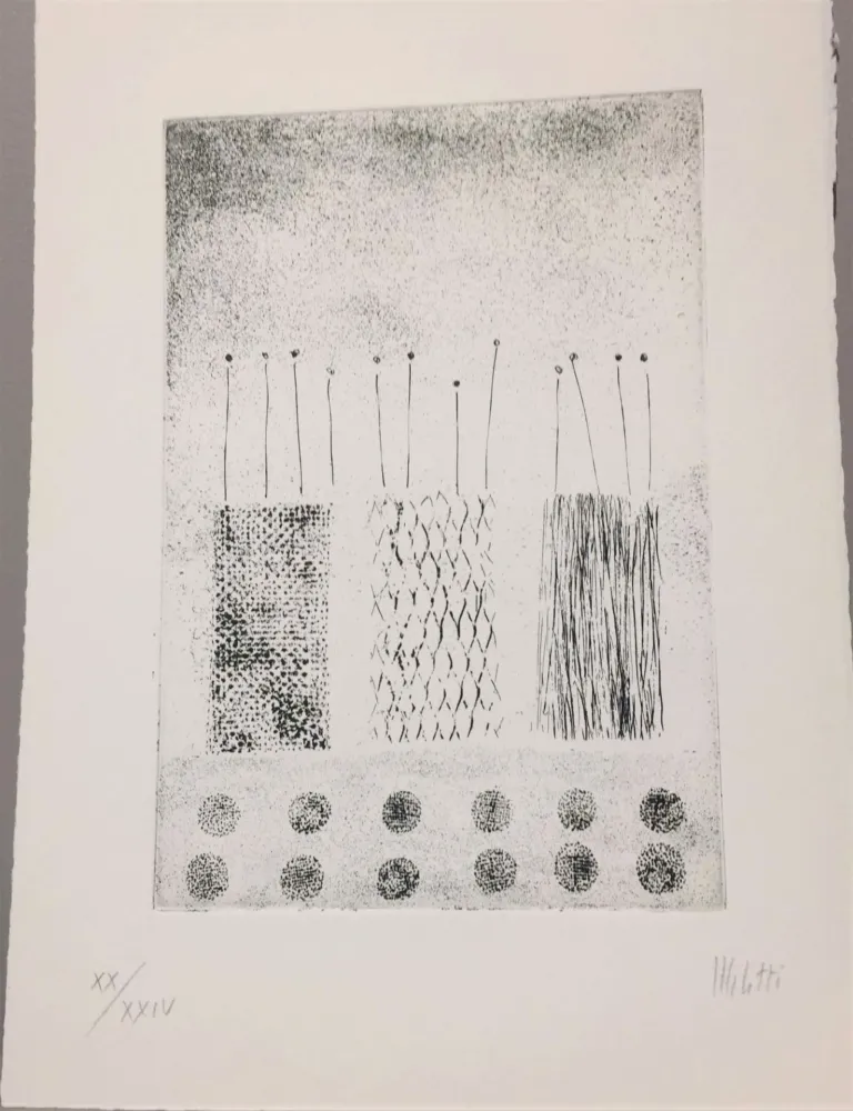エッチング Melotti - Una Acquaforte
