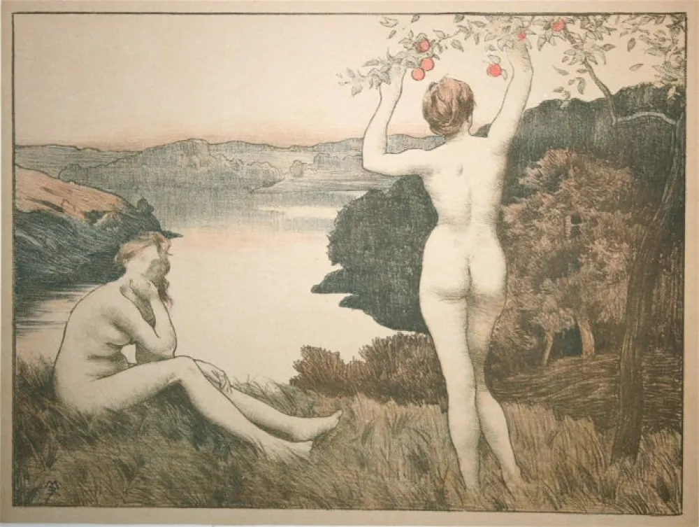 リトグラフ Menard - Automne