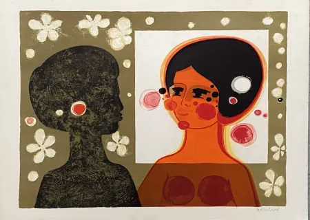 リトグラフ Menguy - La confrontation I