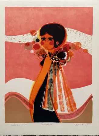 リトグラフ Menguy - La mondaine