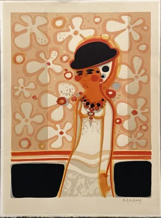 リトグラフ Menguy - Rêverie