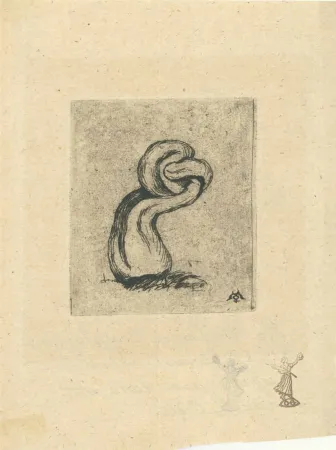 彫版 Meryon - Le malingre cryptogame