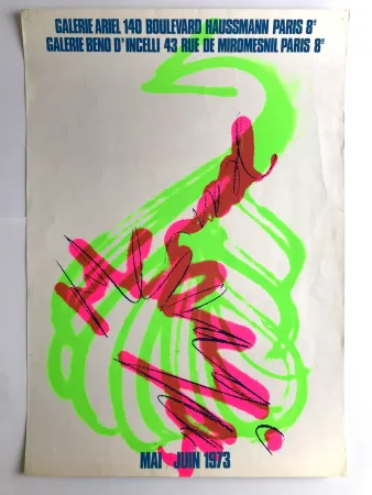 シルクスクリーン Messagier - Alpers Putman 211