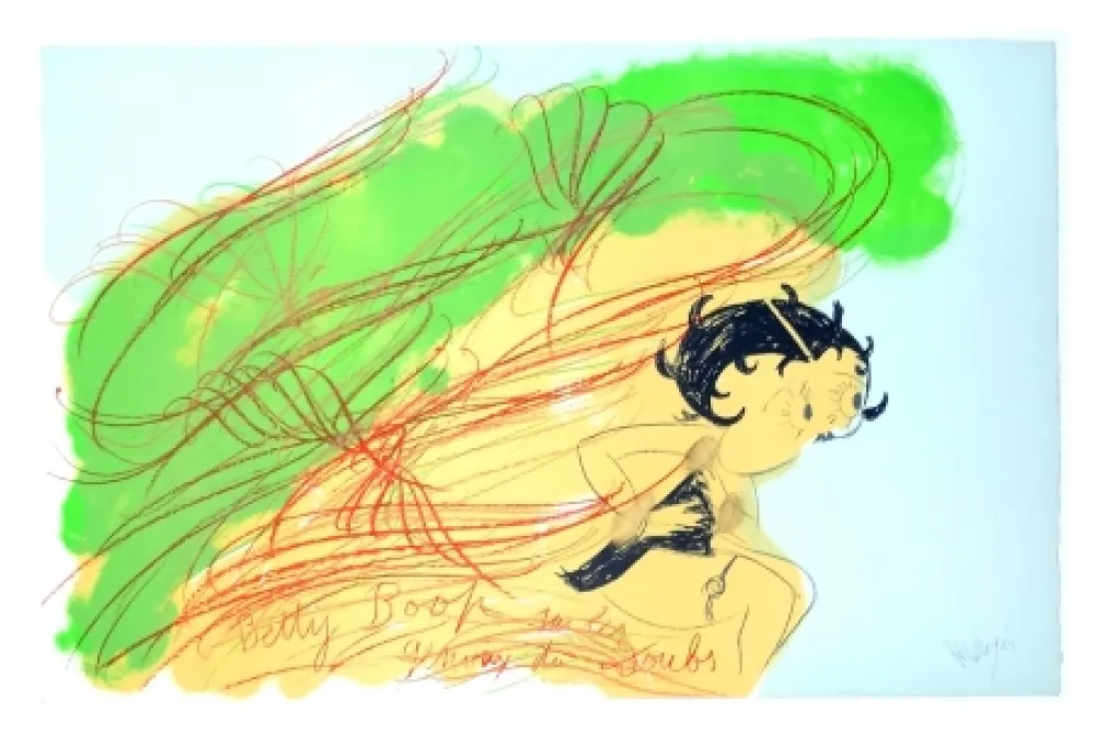 リトグラフ Messagier - Betty Boop