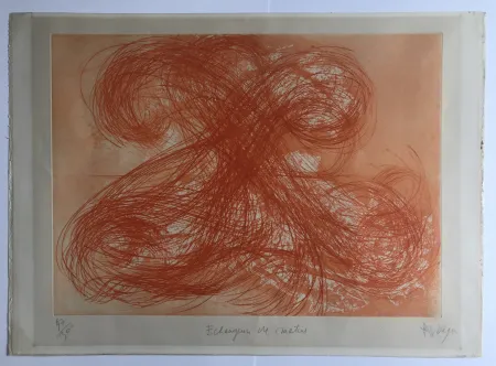 エッチング Messagier - Échangeurs de matins