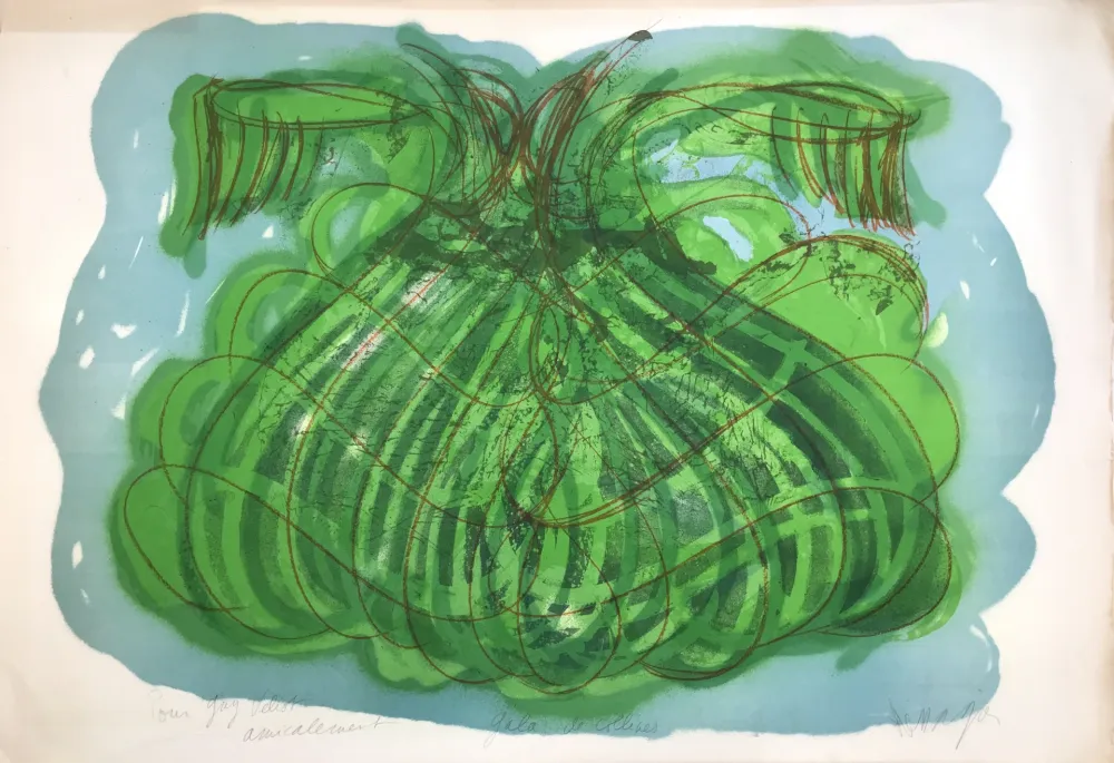 リトグラフ Messagier - Gala des collines