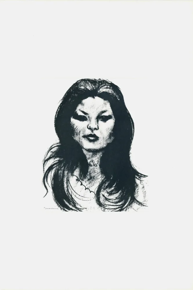 リトグラフ Messina - Donna