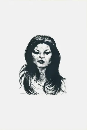 リトグラフ Messina - Donna