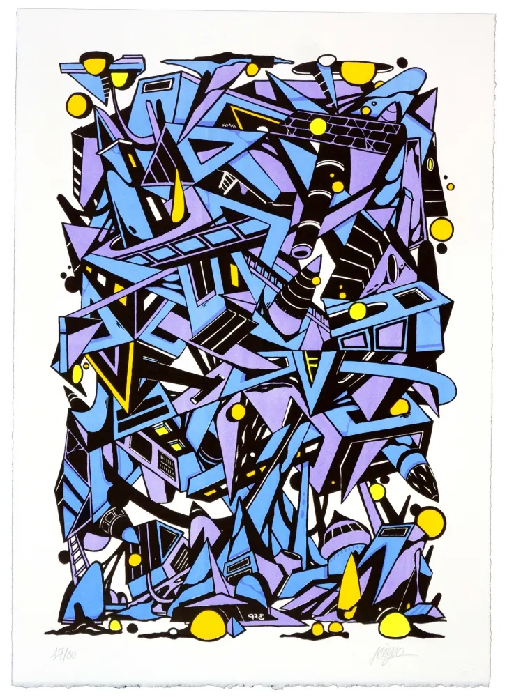 リトグラフ Meyso - Sans titre