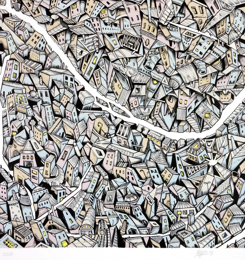 リトグラフ Meyso - Sans titre