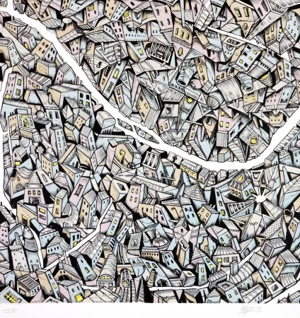 リトグラフ Meyso - Sans titre