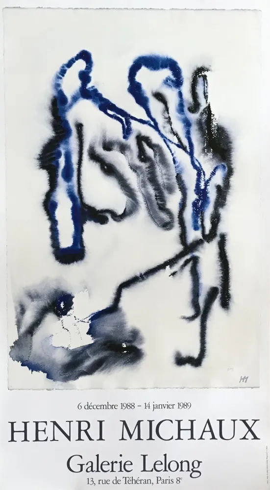 オフセット Michaux - Affiche d'exposition