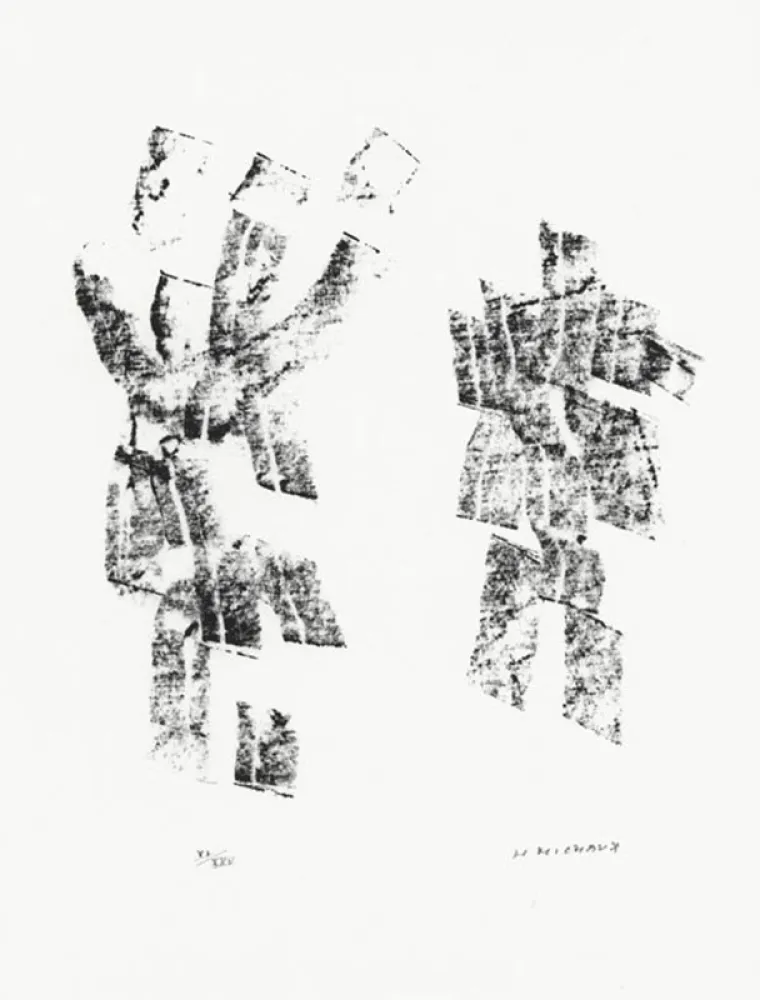 挿絵入り本 Michaux - Décisive pliure du ciel