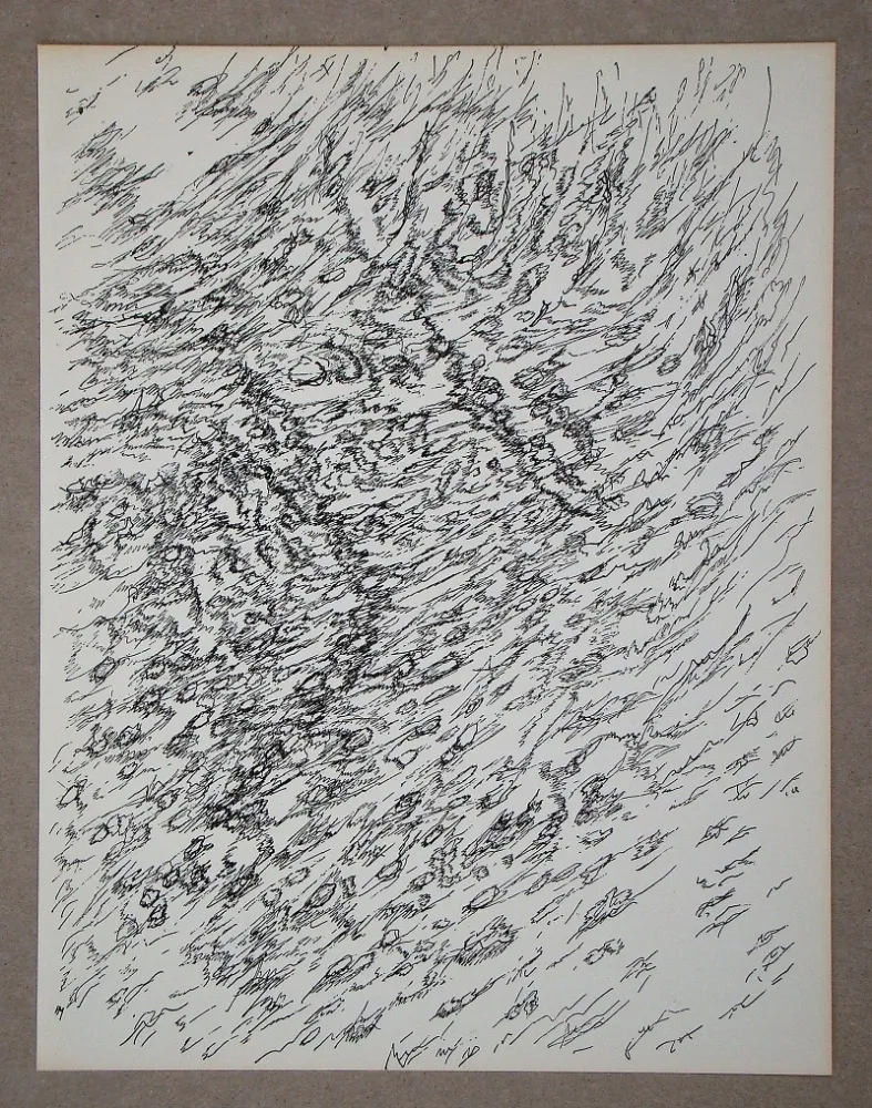 リトグラフ Michaux - Dessin, 1955