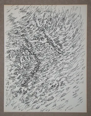 リトグラフ Michaux - Dessin, 1955