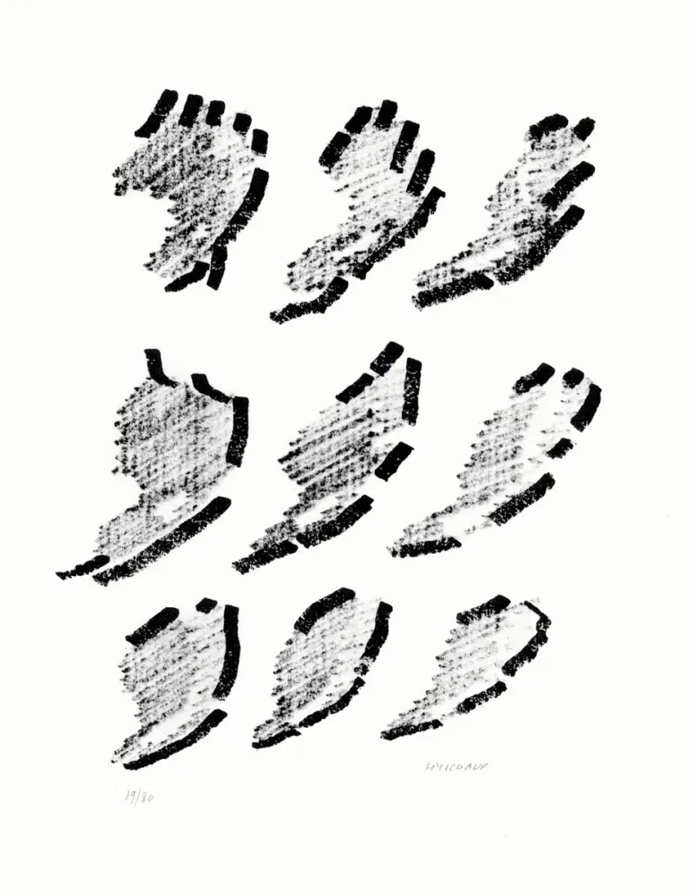 リトグラフ Michaux - Par la voie des rythmes