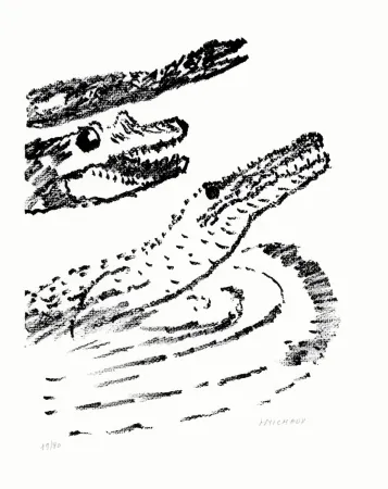 リトグラフ Michaux - Par la voie des rythmes