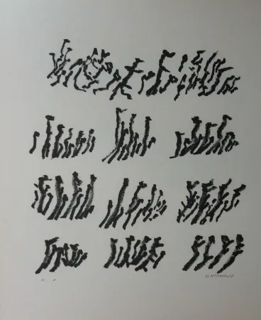 リトグラフ Michaux - Par la voie des rythmes 154