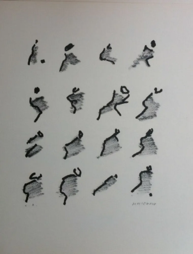 リトグラフ Michaux - Par la voie des rythmes 159