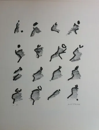 リトグラフ Michaux - Par la voie des rythmes 159