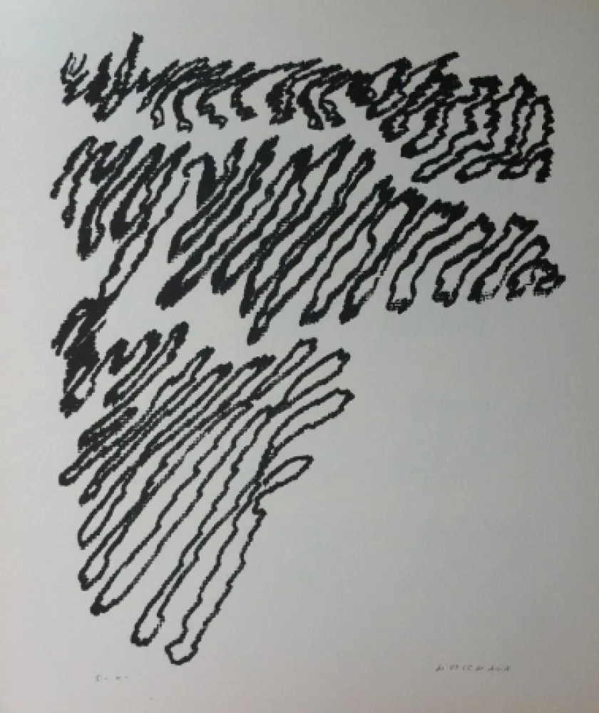 リトグラフ Michaux - Par la voie des rythmes 163