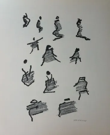 リトグラフ Michaux - Par la voie des rythmes 165