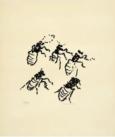 リトグラフ Michaux - Par la voie des rythmes, planche X