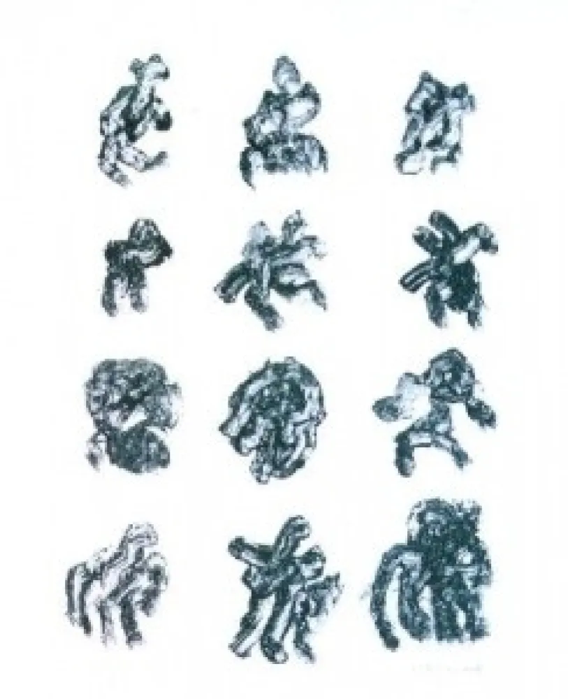 リトグラフ Michaux - Sans titre