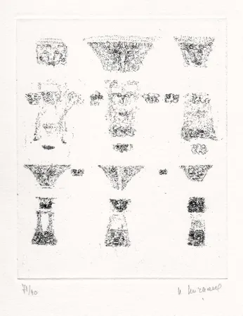 挿絵入り本 Michaux - Vents et poussières