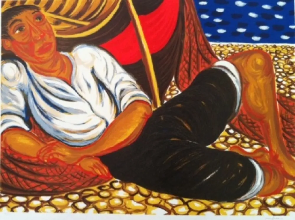 シルクスクリーン Migneco - Senza titolo