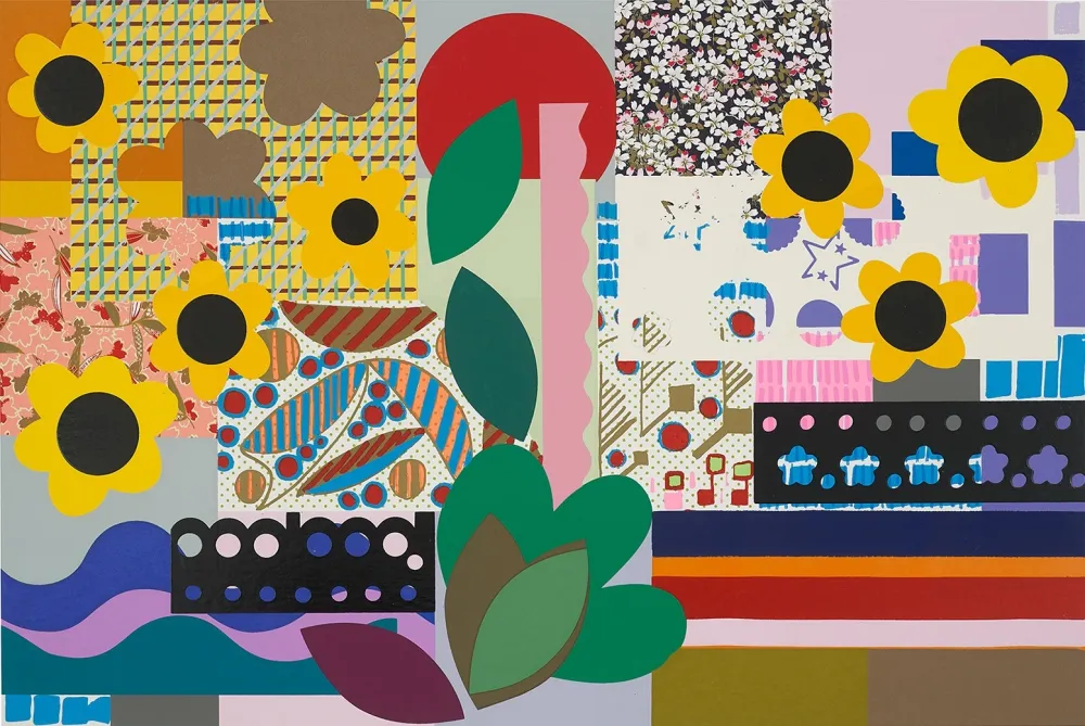 シルクスクリーン Milhazes - Histórias Tropicais II