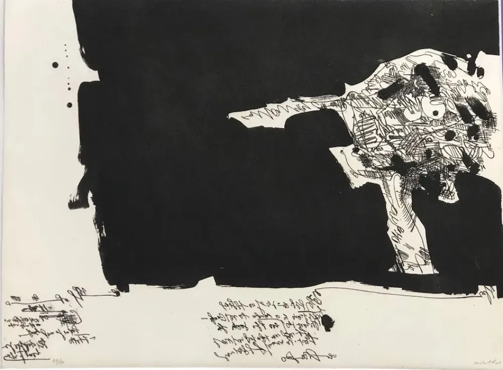 エッチング Millares - Antropofagia