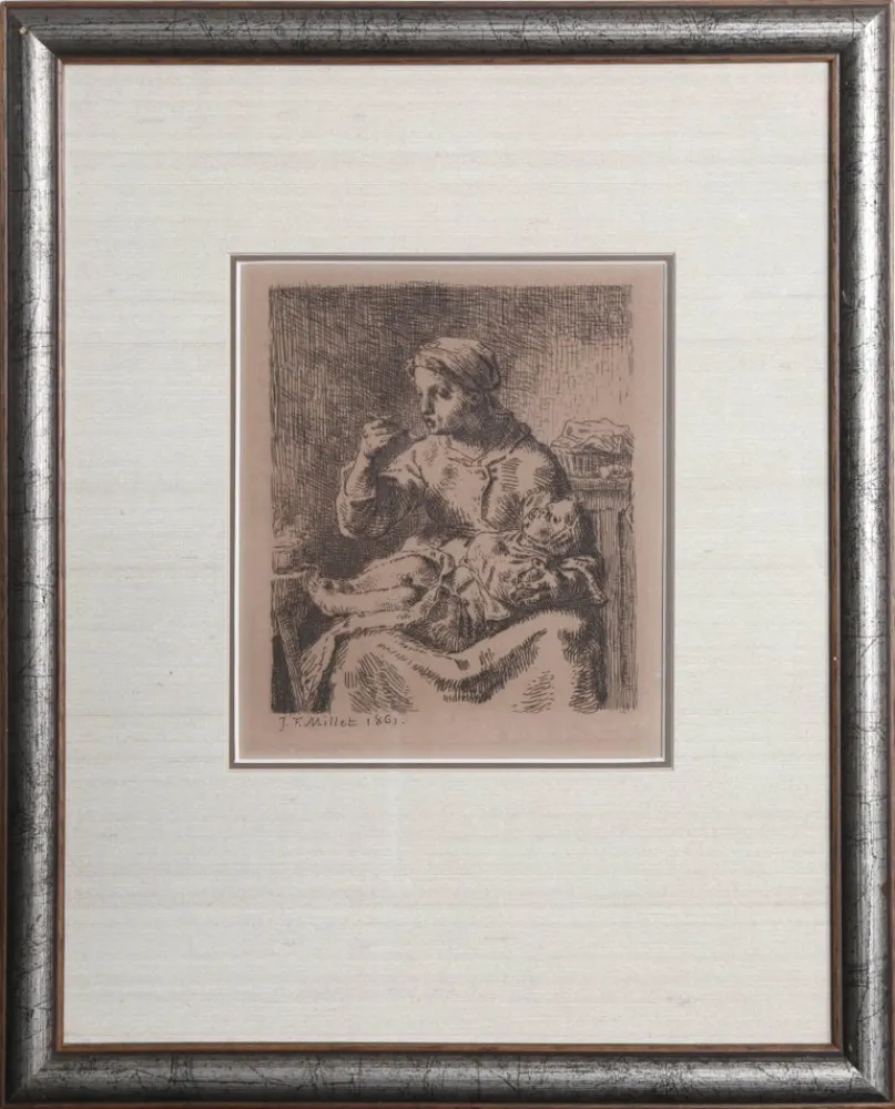 彫版 Millet - La Boullie (The Porridge)