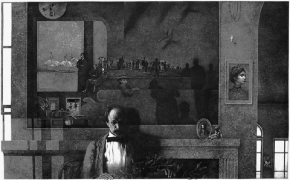 エッチング Milton - Daylilies