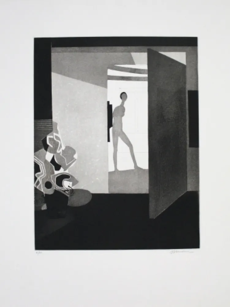 エッチングと　アクチアント Minaux - Contre jour