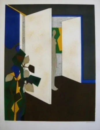 リトグラフ Minaux - Double étoile