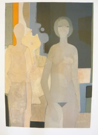 リトグラフ Minaux - Nu