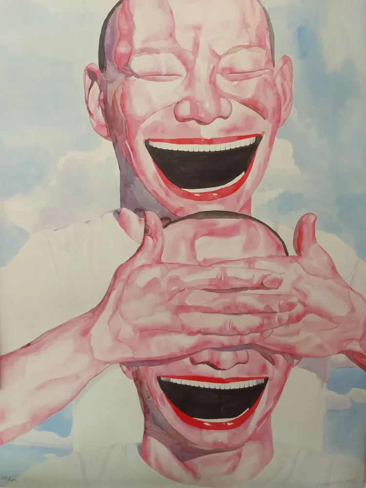 リトグラフ Minjun - Faces