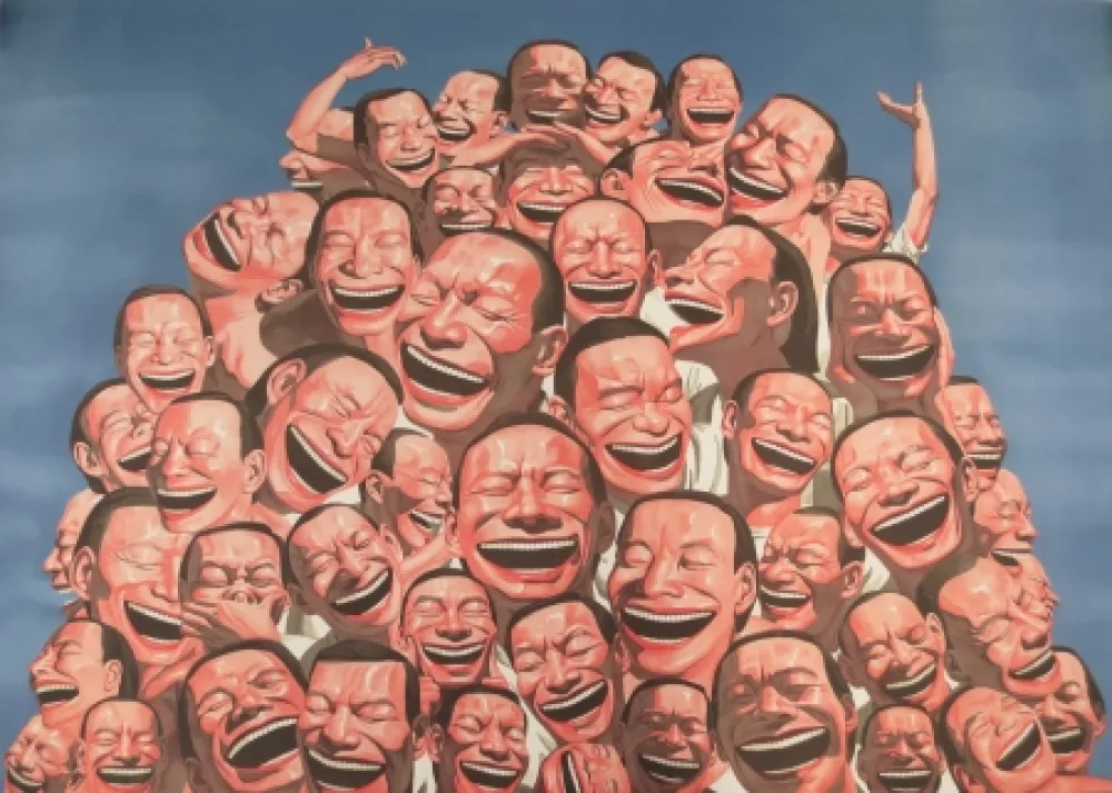 リトグラフ Minjun - Sans titre